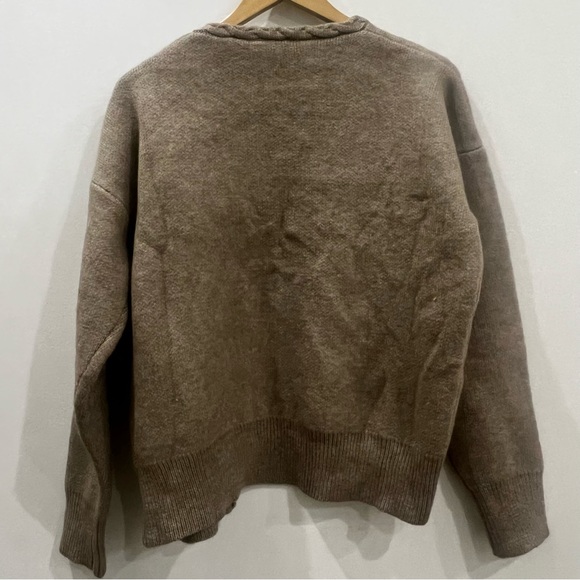 Bottega Inspired Wool Chain Cardigan - Picture 4 of 4